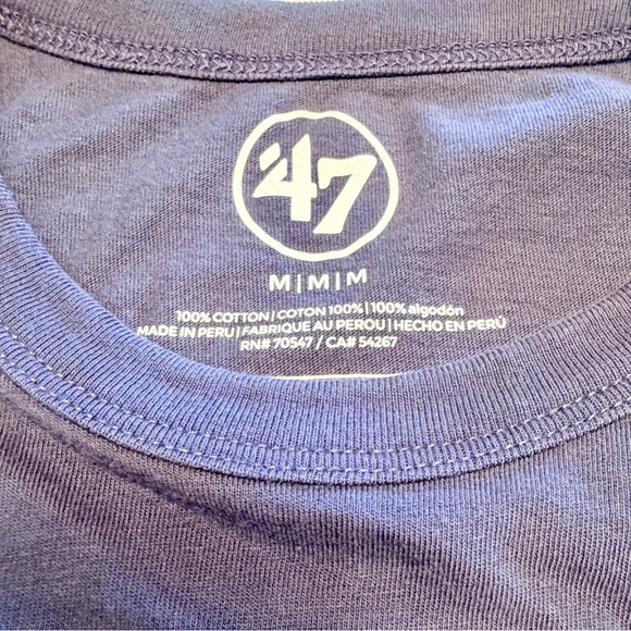 47 Houston Astros MLB Blue Men's Graphic T-Shirt Crew Neck Short Sleeve Size M - Picture 4 of 4